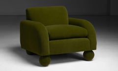 Chaise longue Vladimir Kagan, Amérique 1986