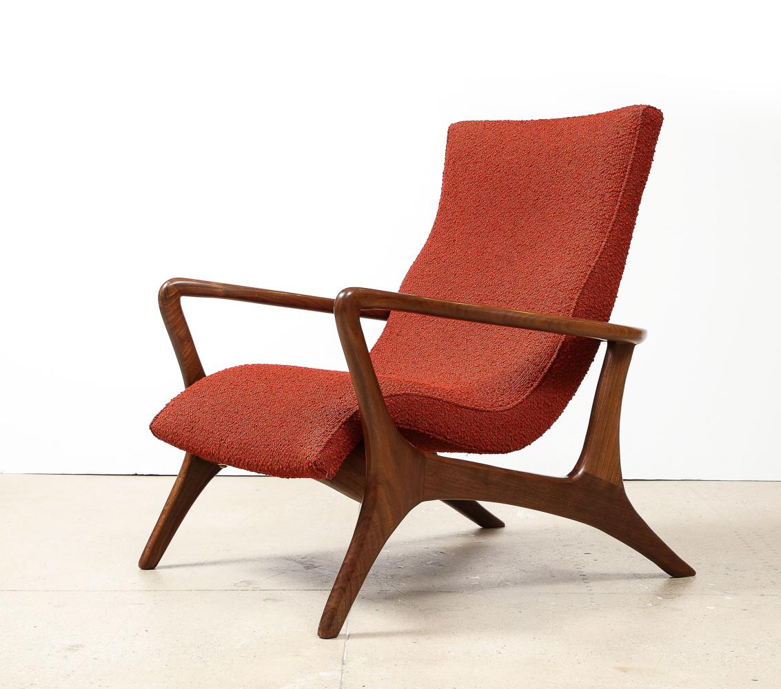 American Vladimir Kagan Lounge Chair For Sale