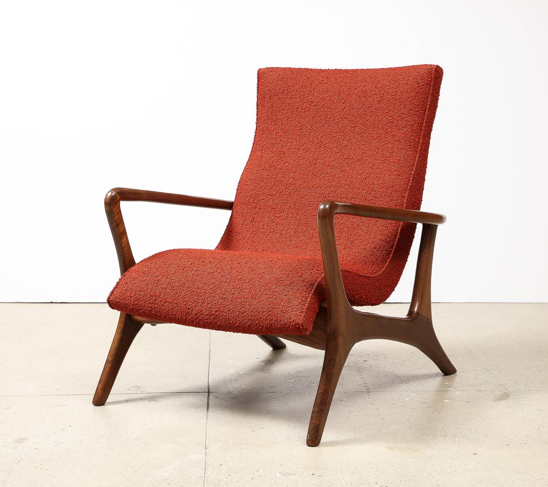 Vladimir Kagan Lounge Chair In Good Condition For Sale In New York, NY