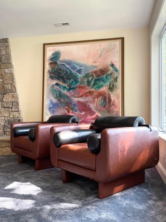 Vladimir Kagan "Matinee" Chairs for American Leather- a pair
