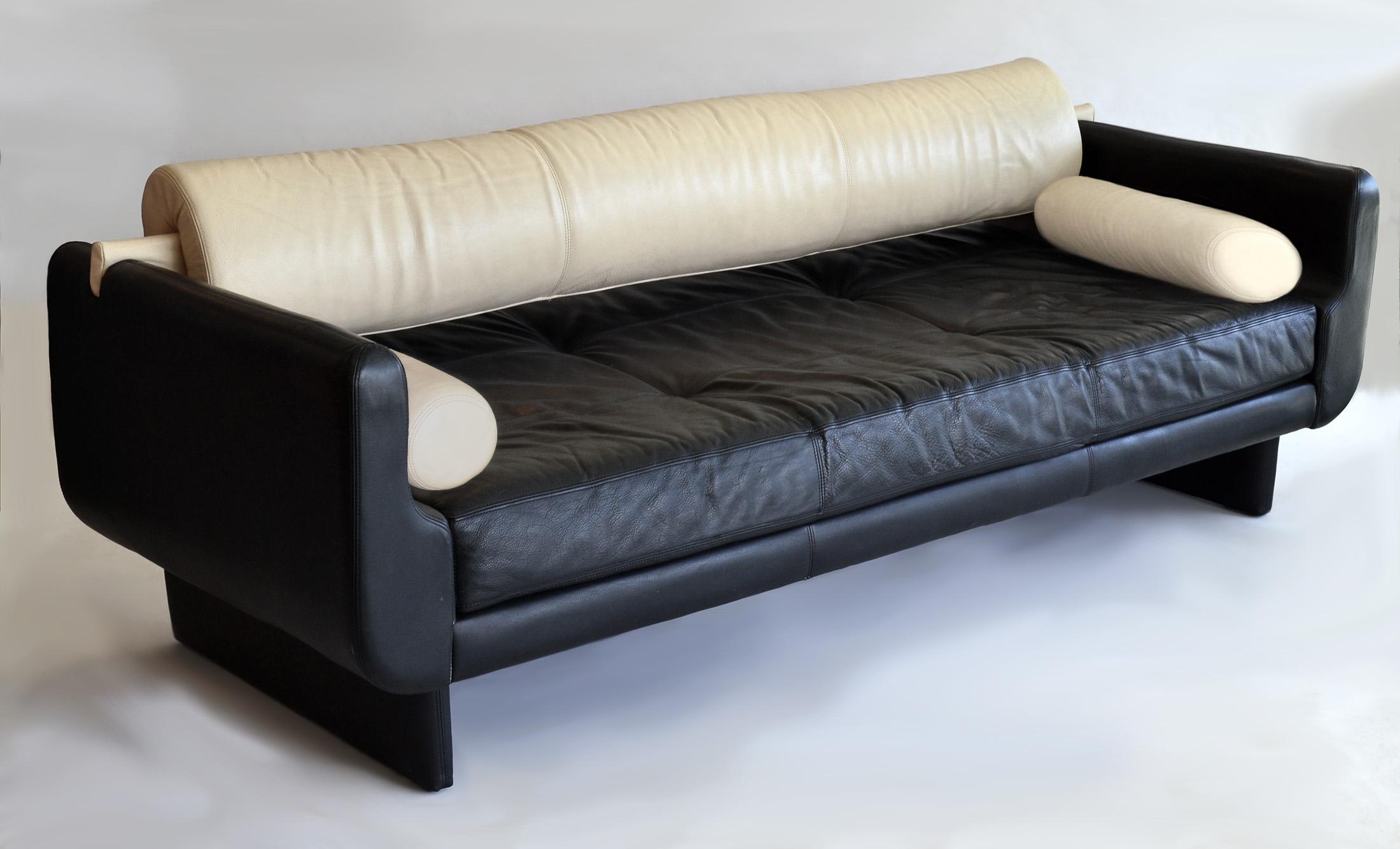 Vladimir Kagan Matinee Sofa für American Leather, USA, 2000er Jahre (Moderne) im Angebot