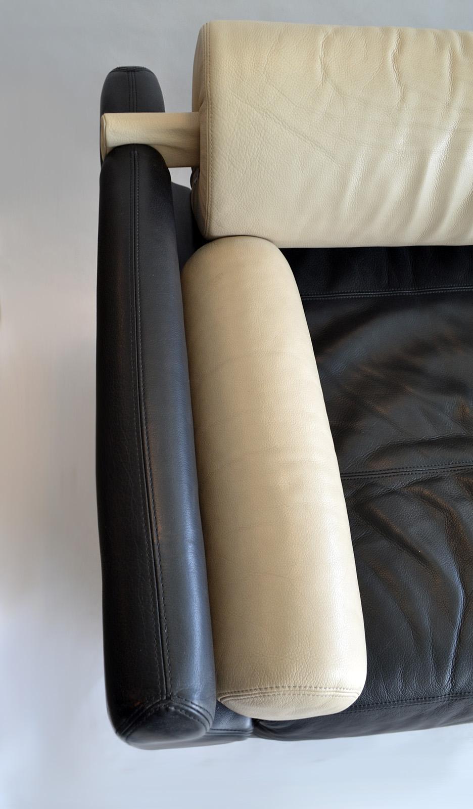 Vladimir Kagan Matinee Sofa für American Leather, USA, 2000er Jahre (21. Jahrhundert und zeitgenössisch) im Angebot