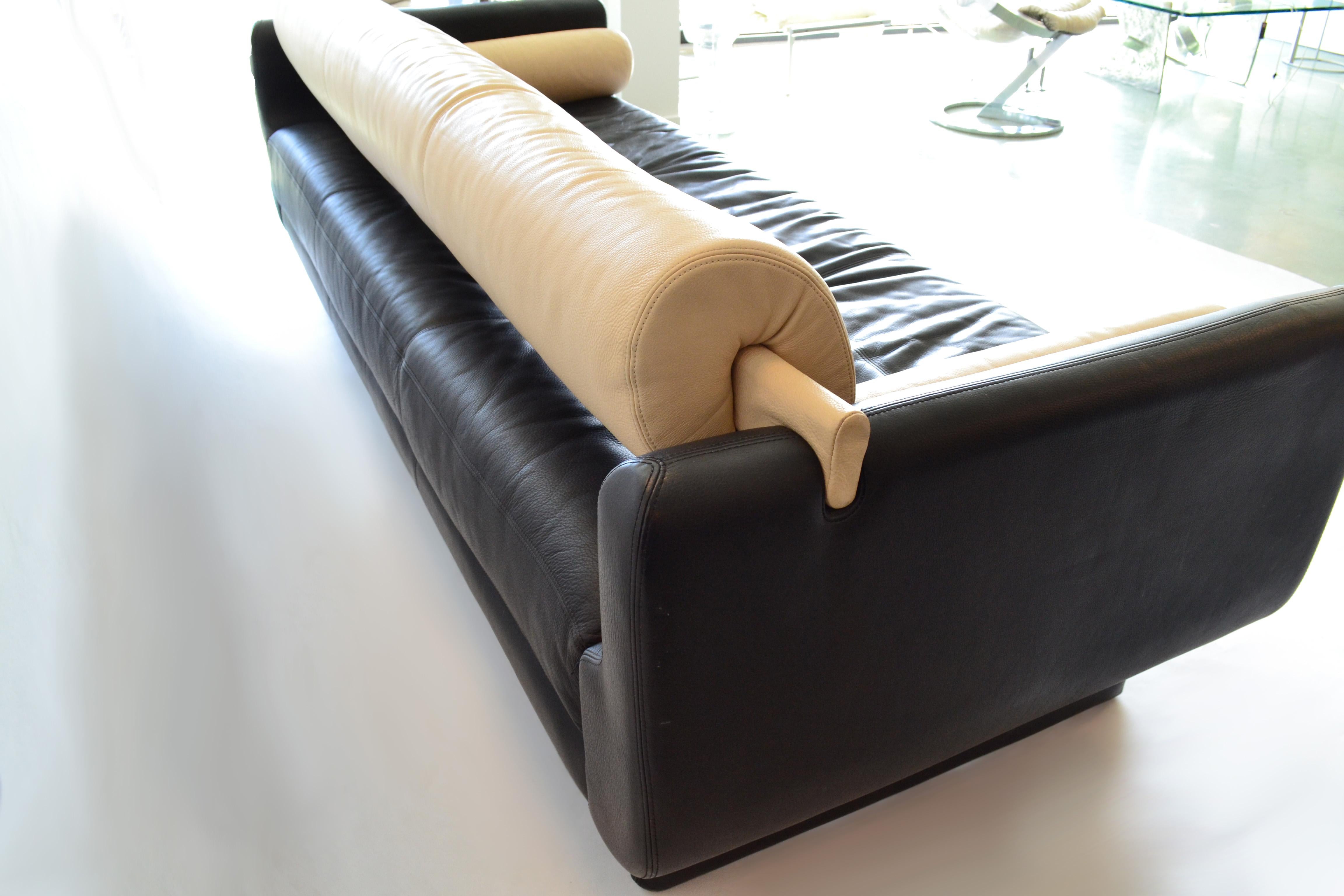 Vladimir Kagan Matinee Sofa für American Leather, USA, 2000er Jahre (Leder) im Angebot