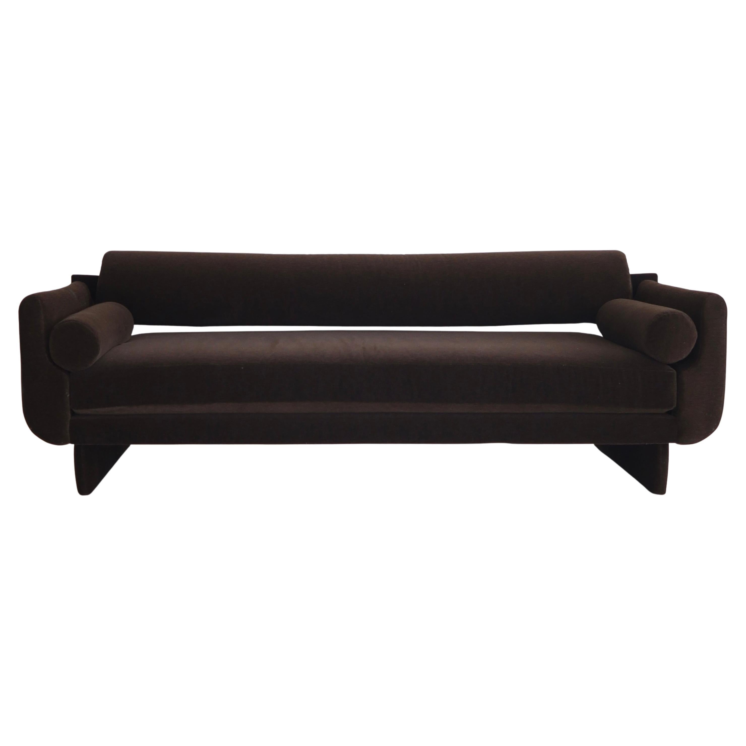 Vladimir Kagan “Matinee” Sofa in 100% Alpaca For Sale