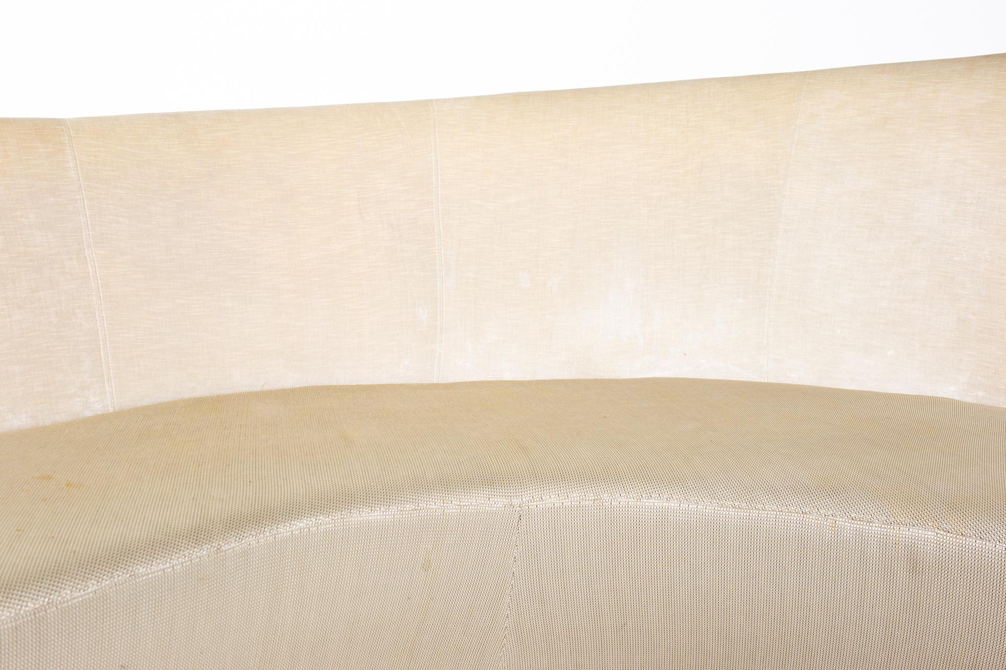 Upholstery Vladimir Kagan Mid Century Bilbao Sofa