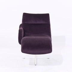 Vladimir Kagan Tumbona de lucita Erica de mediados de siglo