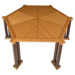 Vladimir Kagan, Mid-Century Modern Dining Table, Maple, Lacquer, USA, 1980s