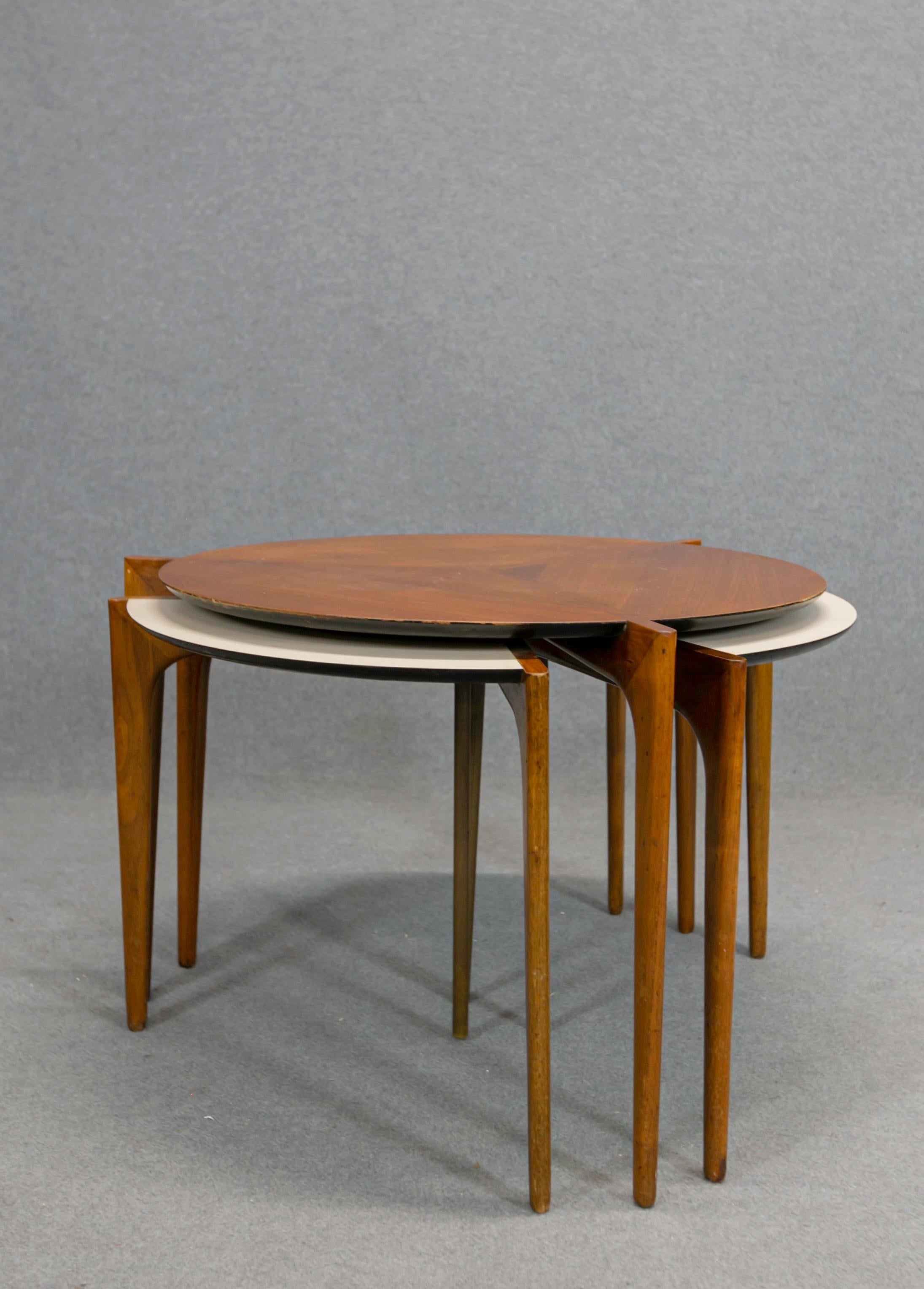 Vladimir Kagan Midcentury T Modular Coffee Table, 1950s In Good Condition In Milano, IT