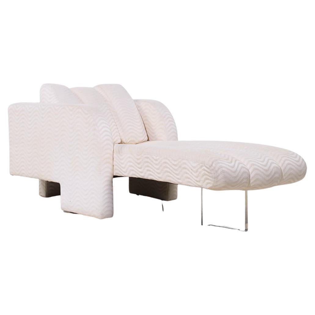 Vladimir Kagan Model 7530 Deco Chaise Lounge Chair
