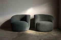 Vladimir Kagan "Nautilus" Swivel Chairs for Directional, 1990s