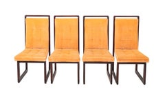 Vladimir Kagan Nobadeer Set of Six Mahogany Dining Chairs, Mid-Century