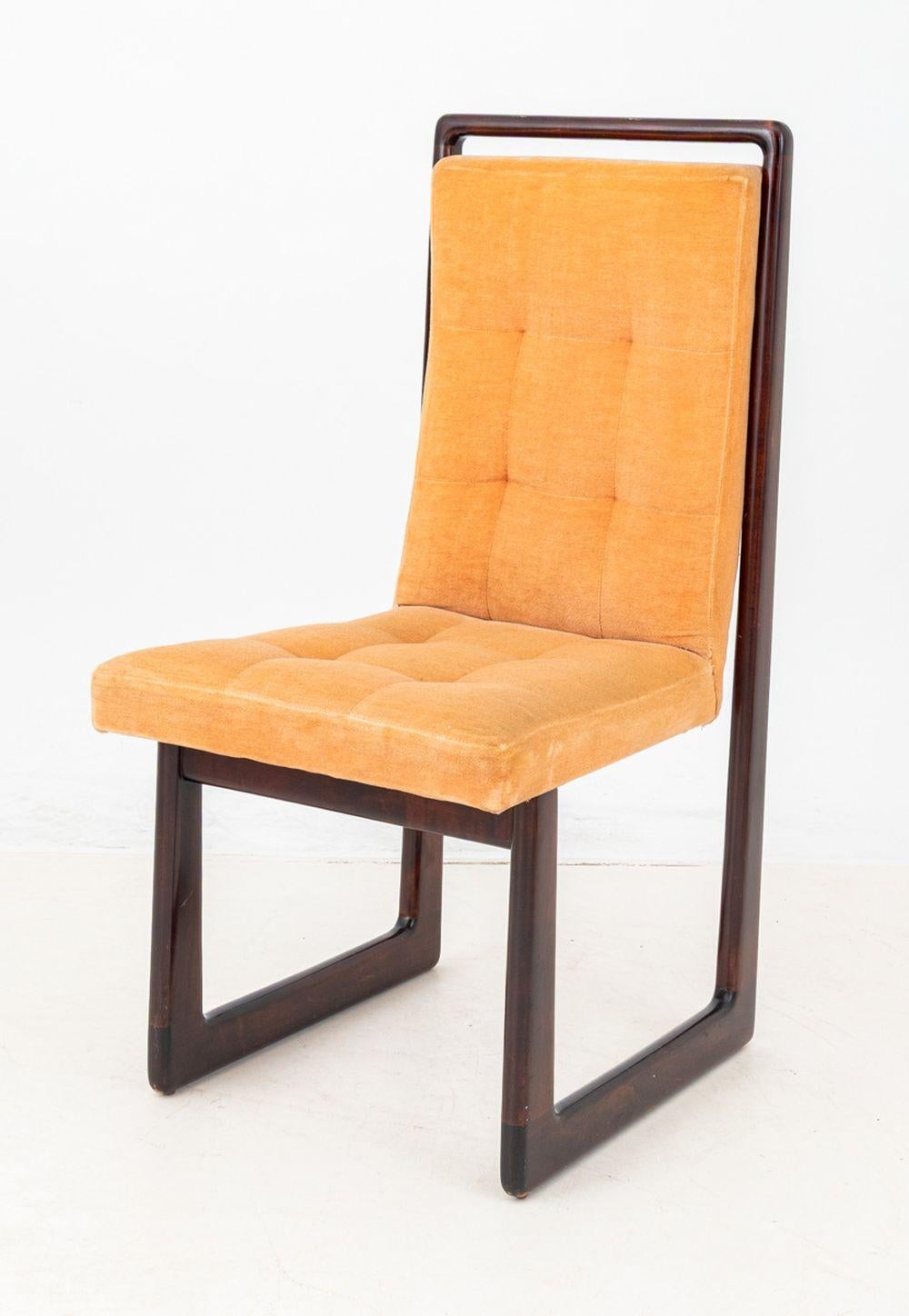 Tissu d'ameublement Chaises de salle à manger Nobadeer de Vladimir Kagan, 6 en vente