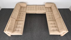 Vladimir Kagan Omnibus I Sectional Sofa with Two Ottomans, 1970s