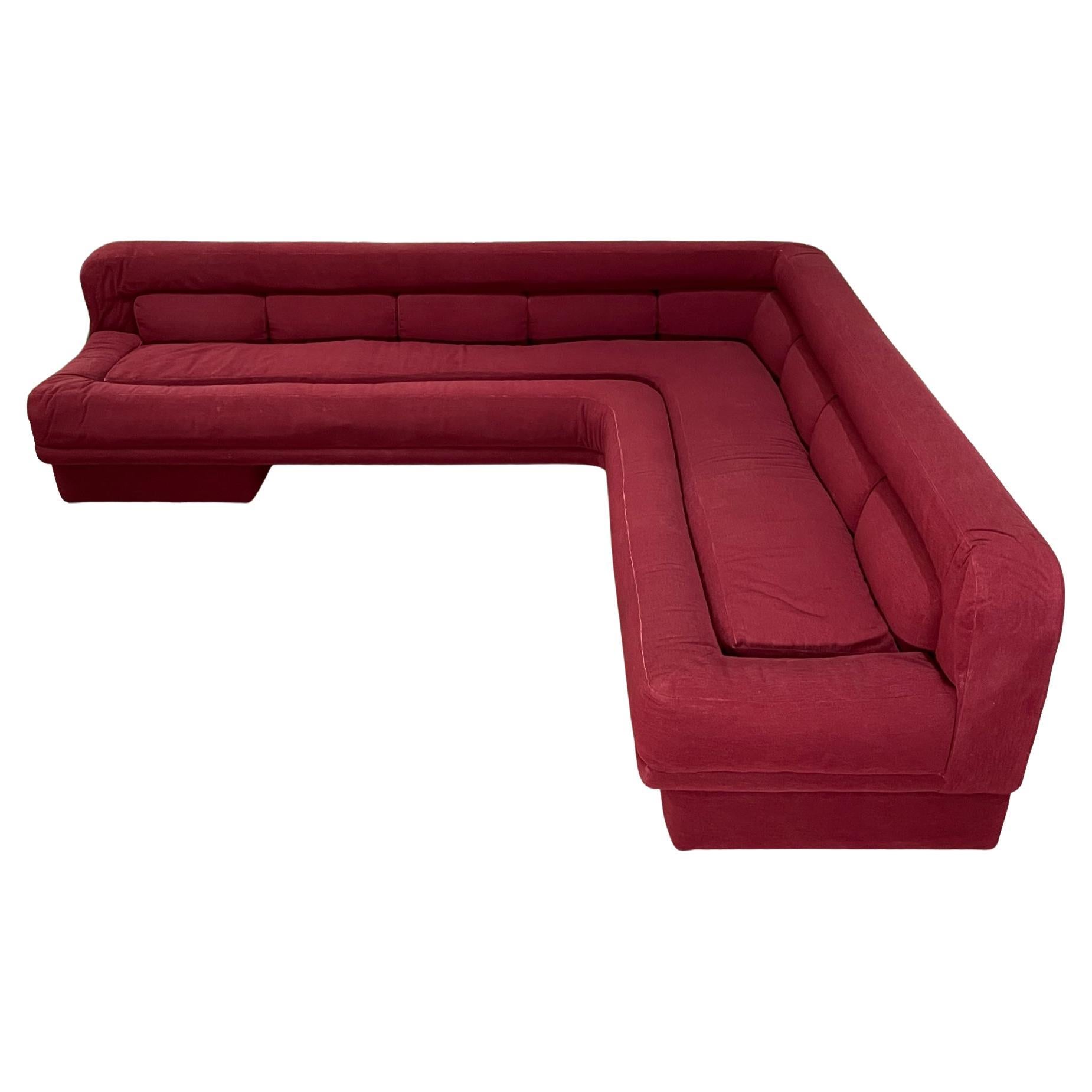Vladimir Kagan Omnibus Lucite Curved Bench at 1stDibs