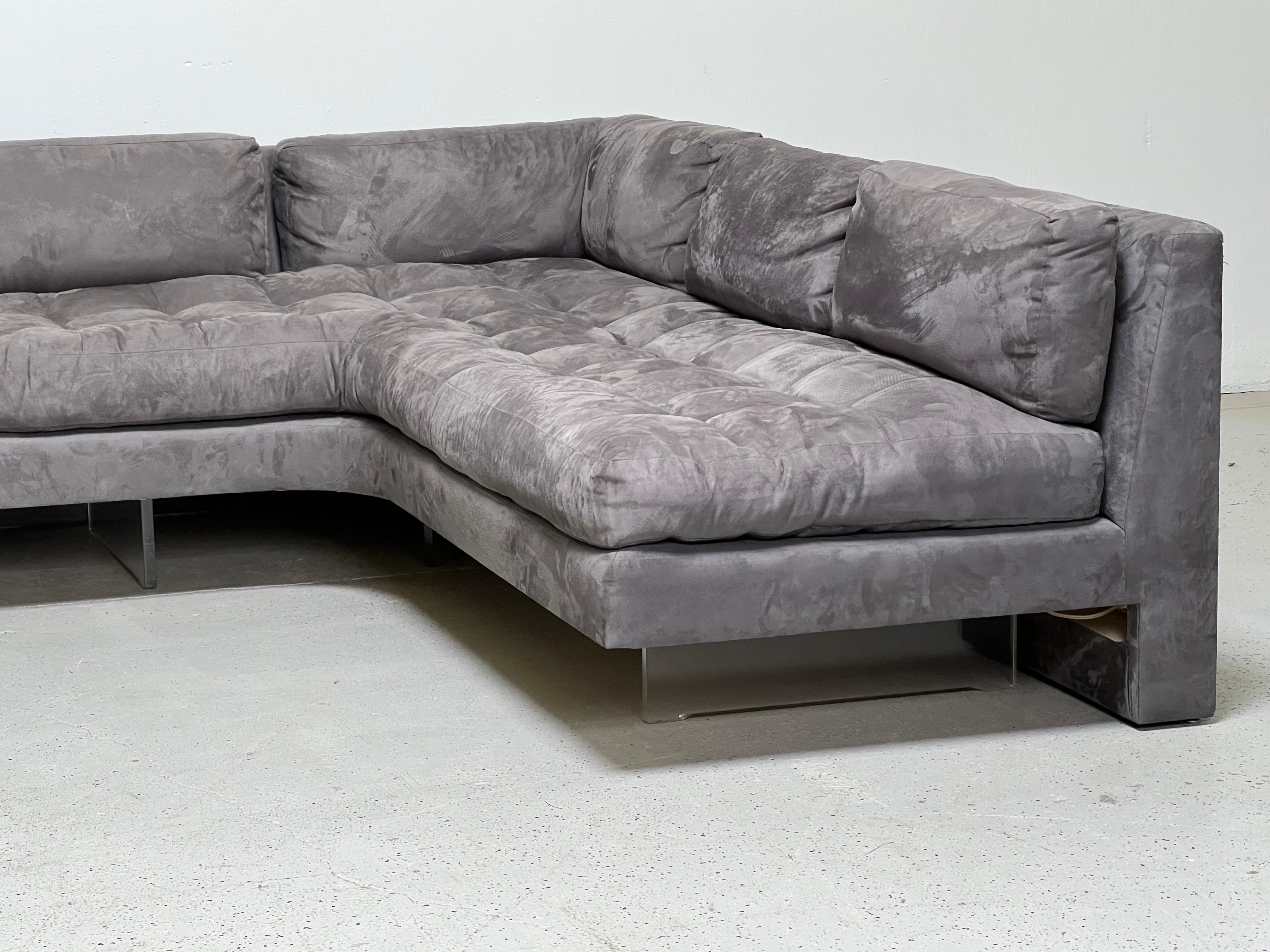 Late 20th Century Vladimir Kagan Omnibus Sectional Sofa  For Sale