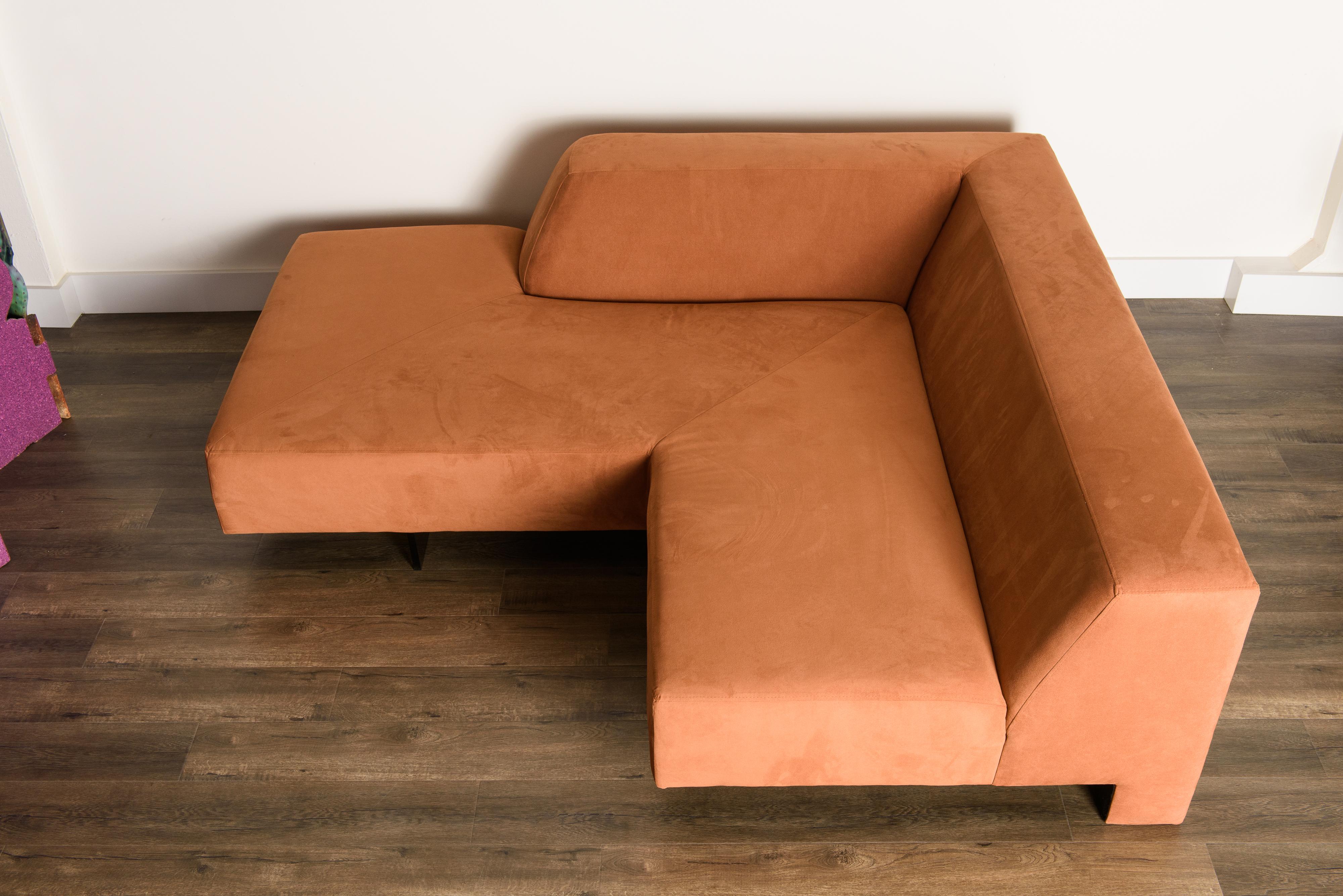 Vladimir Kagan 'Omnibus' Sectional Sofa with Lucite Legs, 1970s 7