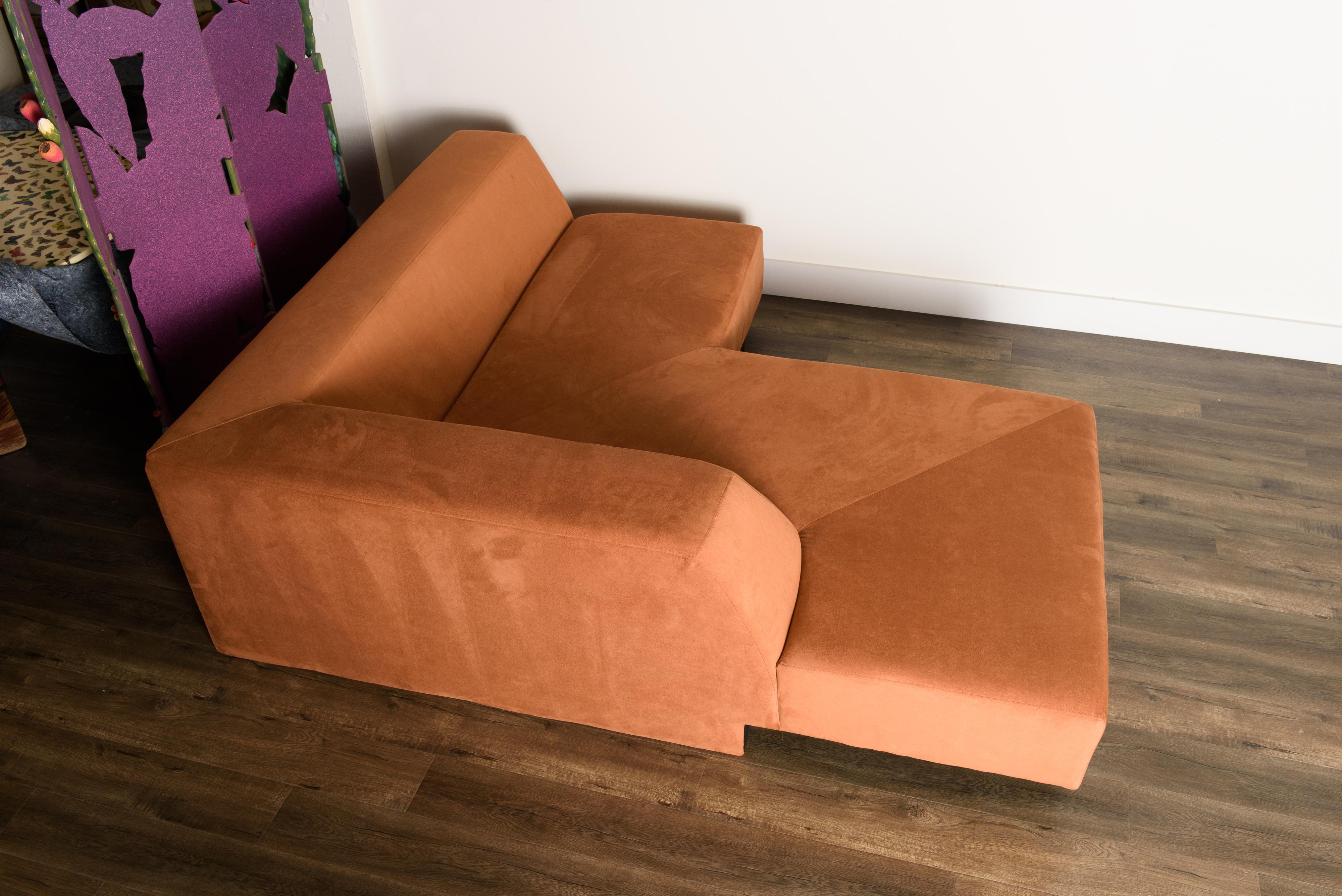 Vladimir Kagan 'Omnibus' Sectional Sofa with Lucite Legs, 1970s 8