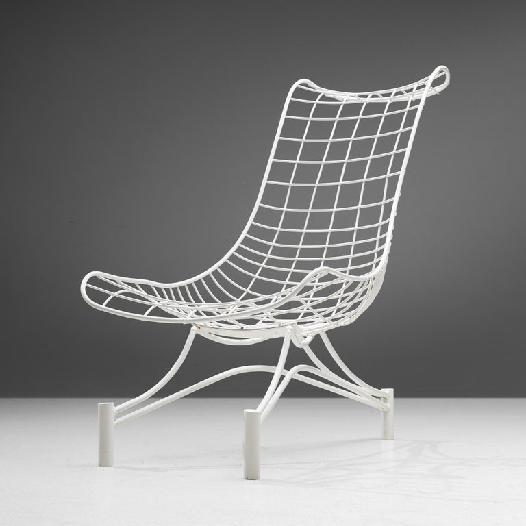 Mid-Century Modern Vladimir Kagan Pair of 'Capricorn' Lounge Chairs For Sale