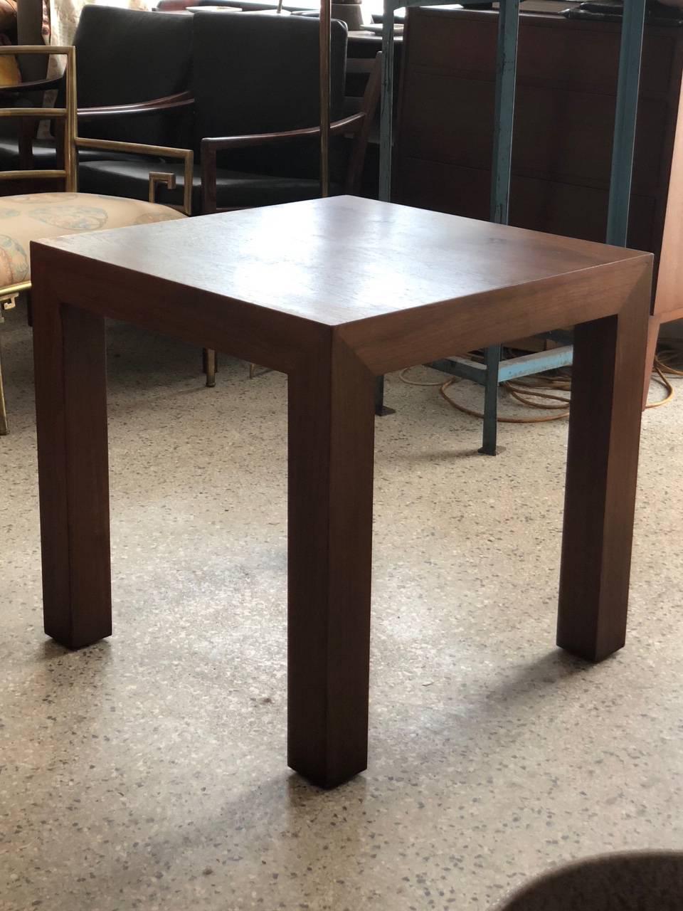 walnut parsons table