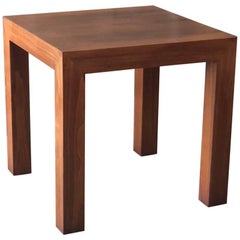 Retro Vladimir Kagan Parsons Table in Walnut