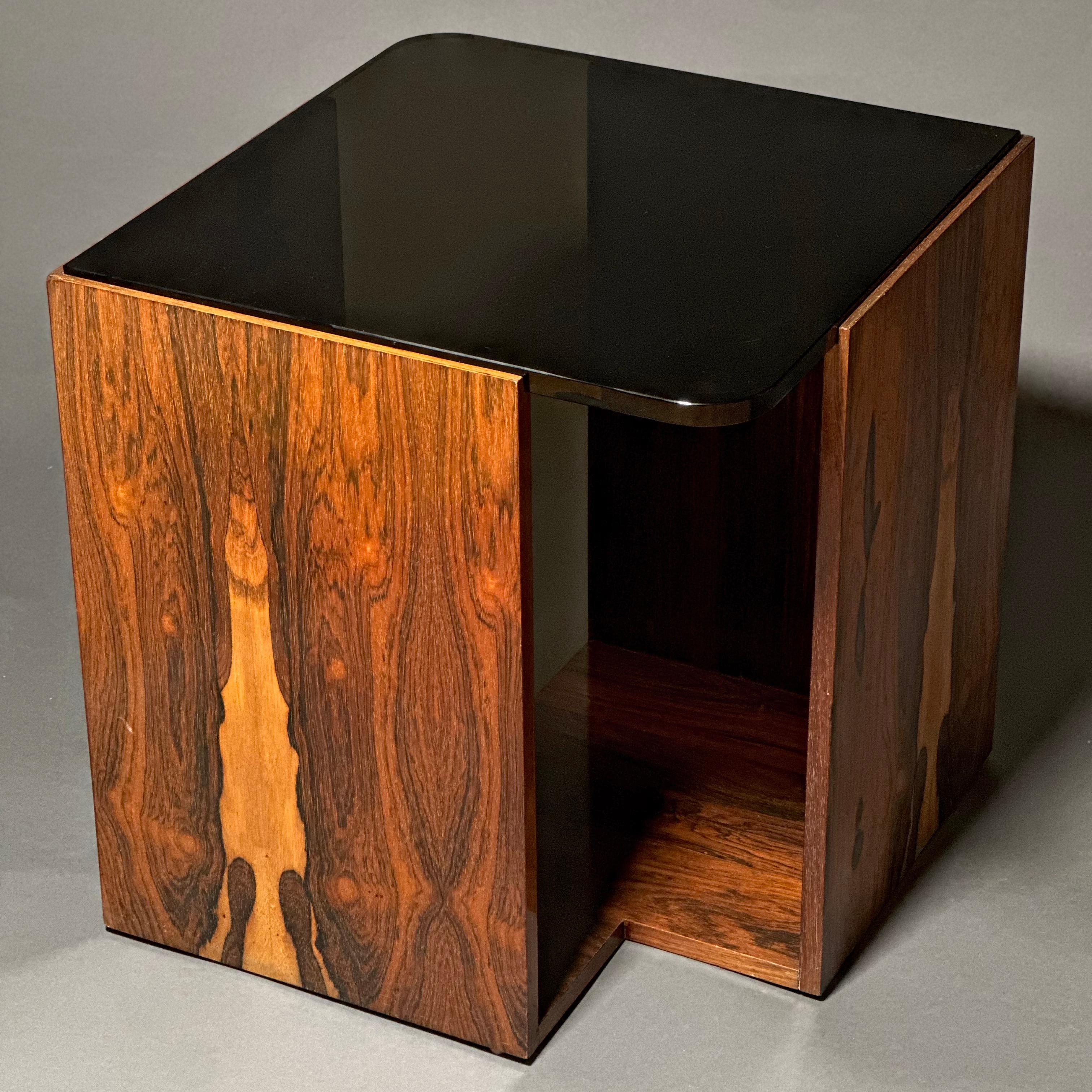 Américain Table d'appoint Vladimir Kagan en bois de rose, Kagan-Dreyfuss, vers 1950 en vente