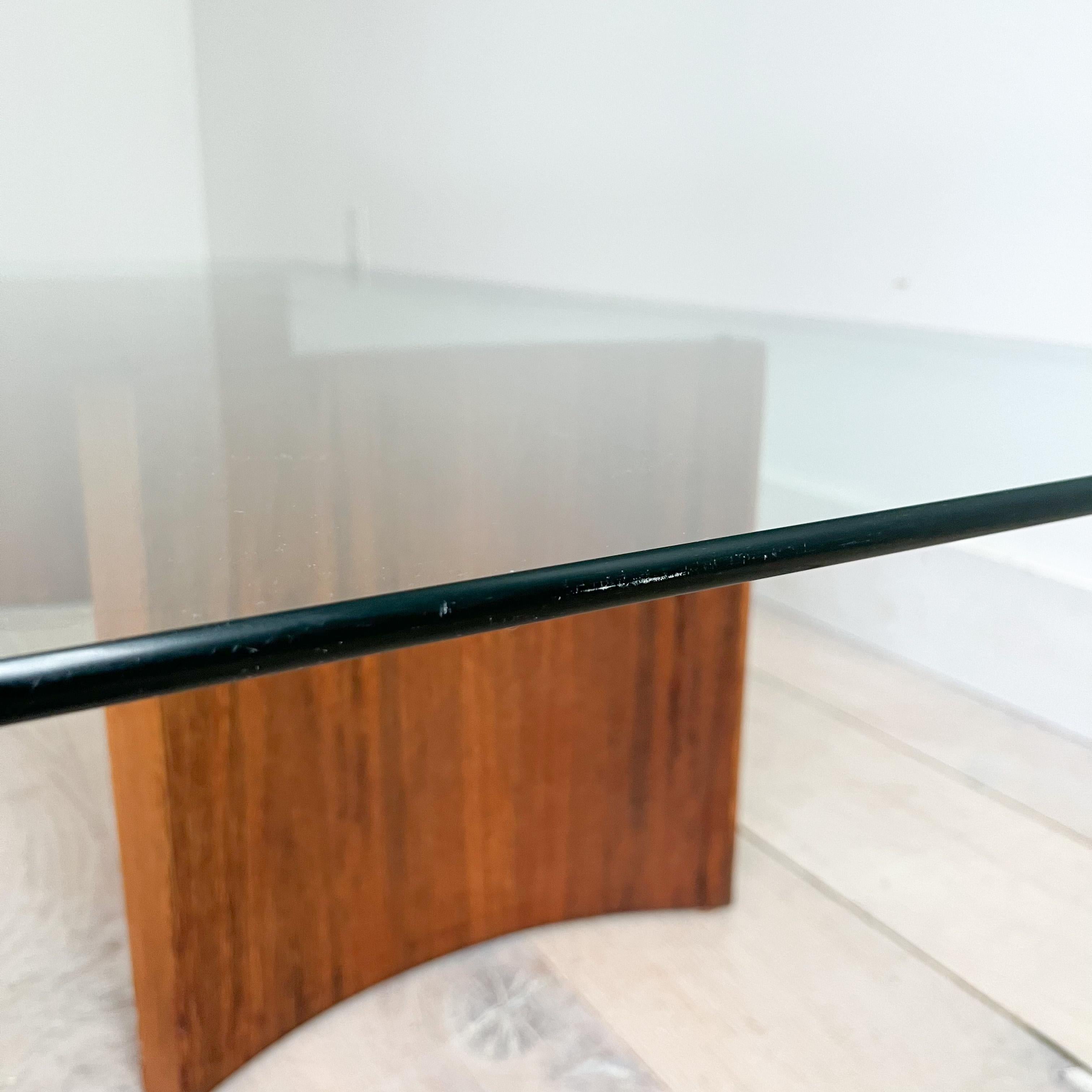 Vladimir Kagan Propeller Glass Top Coffee Table For Sale 7