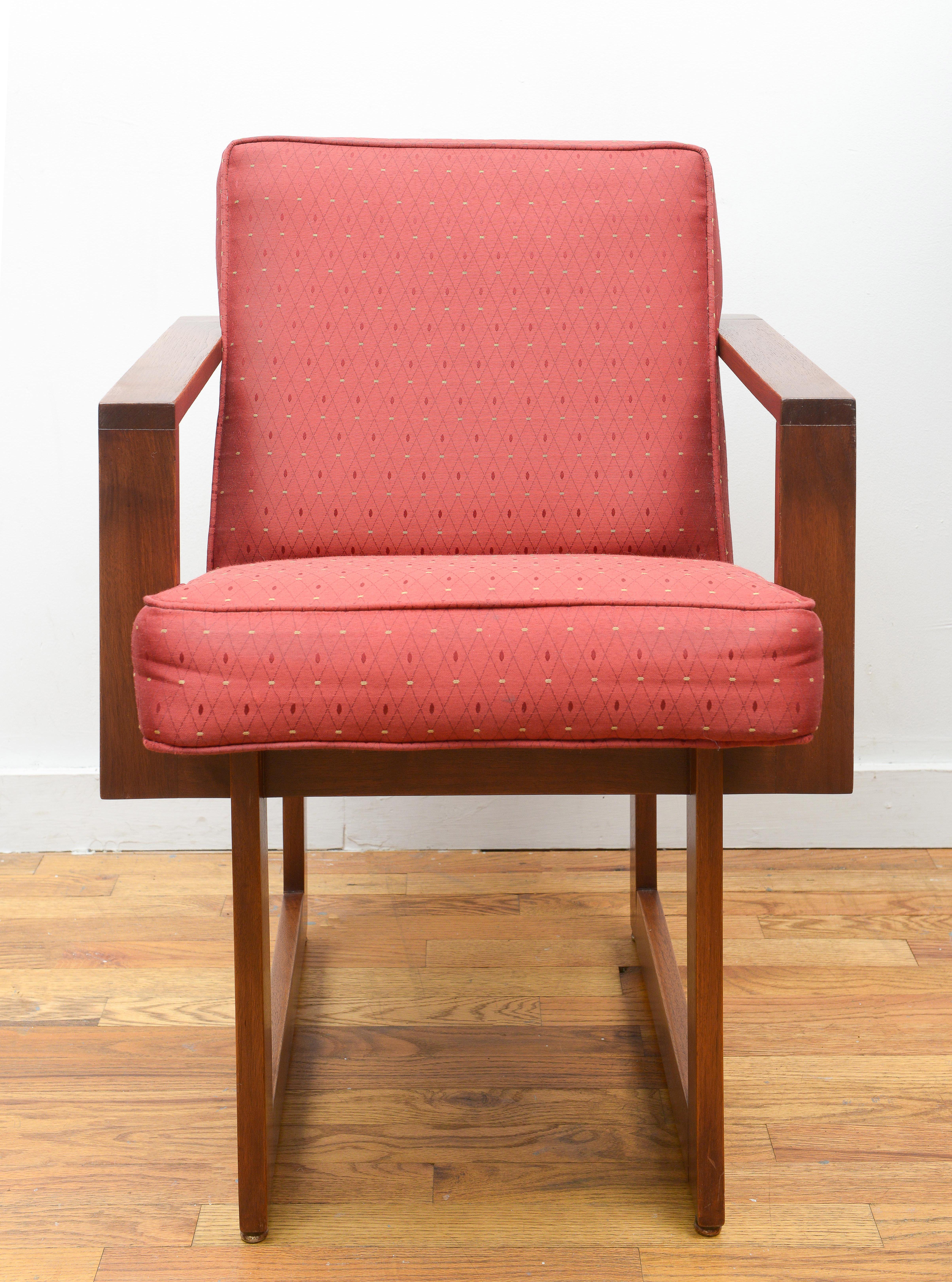 Mid-Century Modern Rare fauteuil «ubiste » Vladimir Kagan en chêne des années 1960 en vente