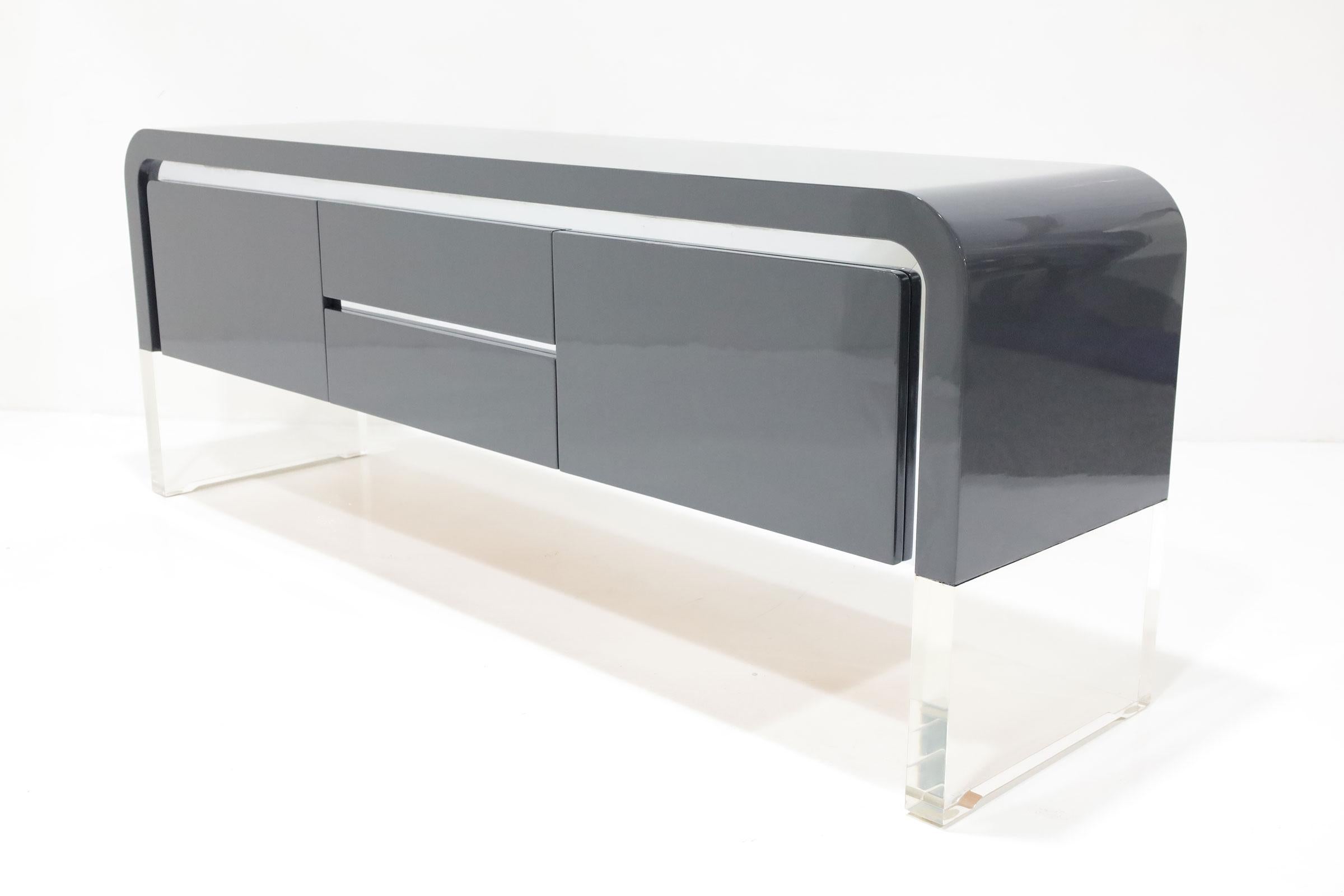 Credenza a nastro Vladimir Kagan In condizioni buone in vendita a Dallas, TX
