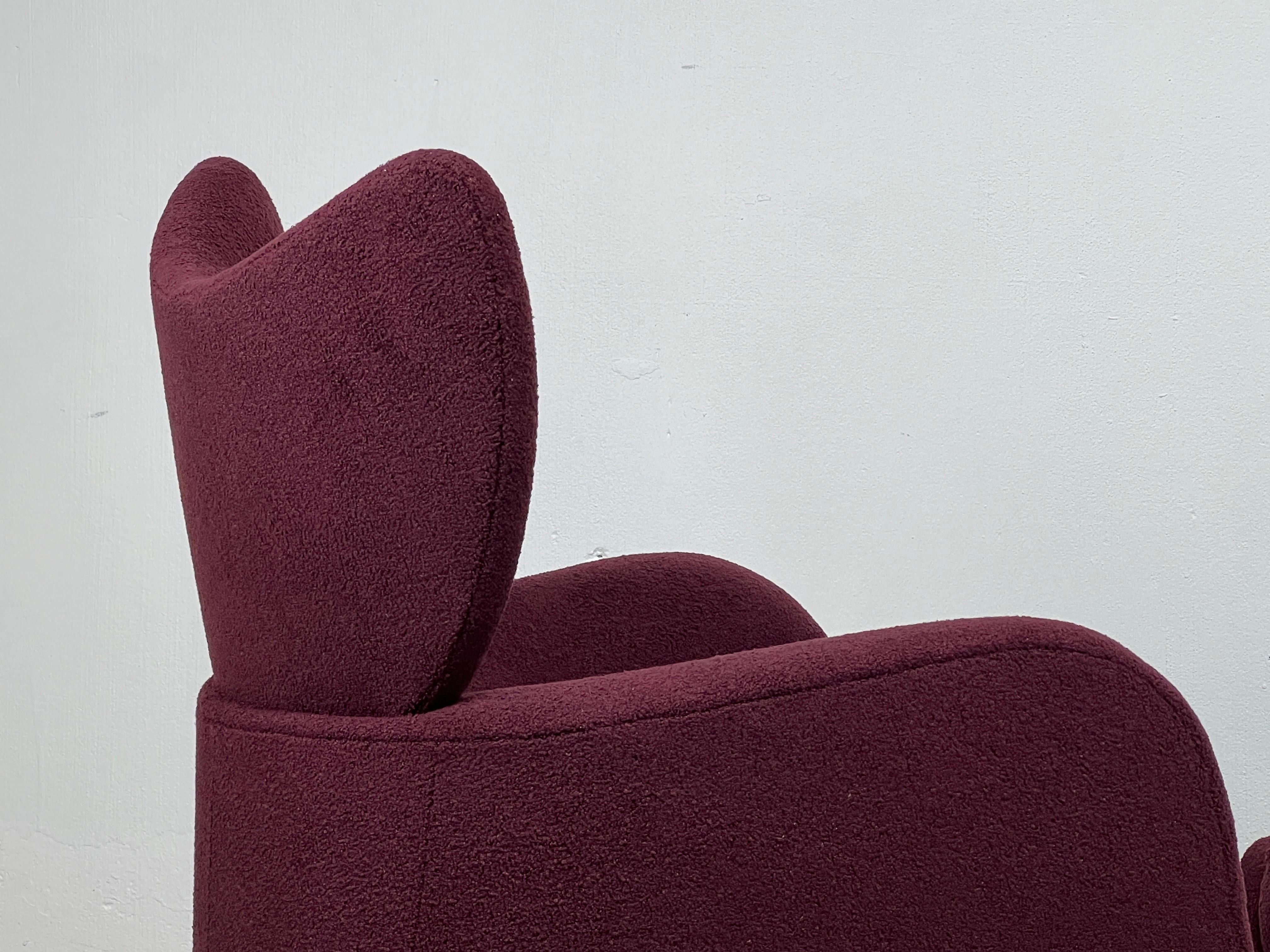 Vladimir Kagan Rocking Swivel Chair and Ottoman 5
