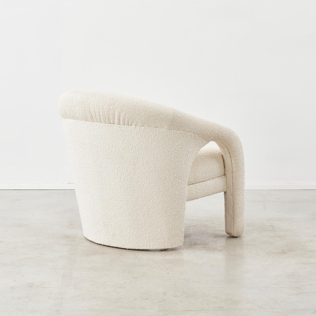 Vladimir Kagan sculptural lounge armchair for Weiman, USA, 1970s. In Good Condition In London, GB