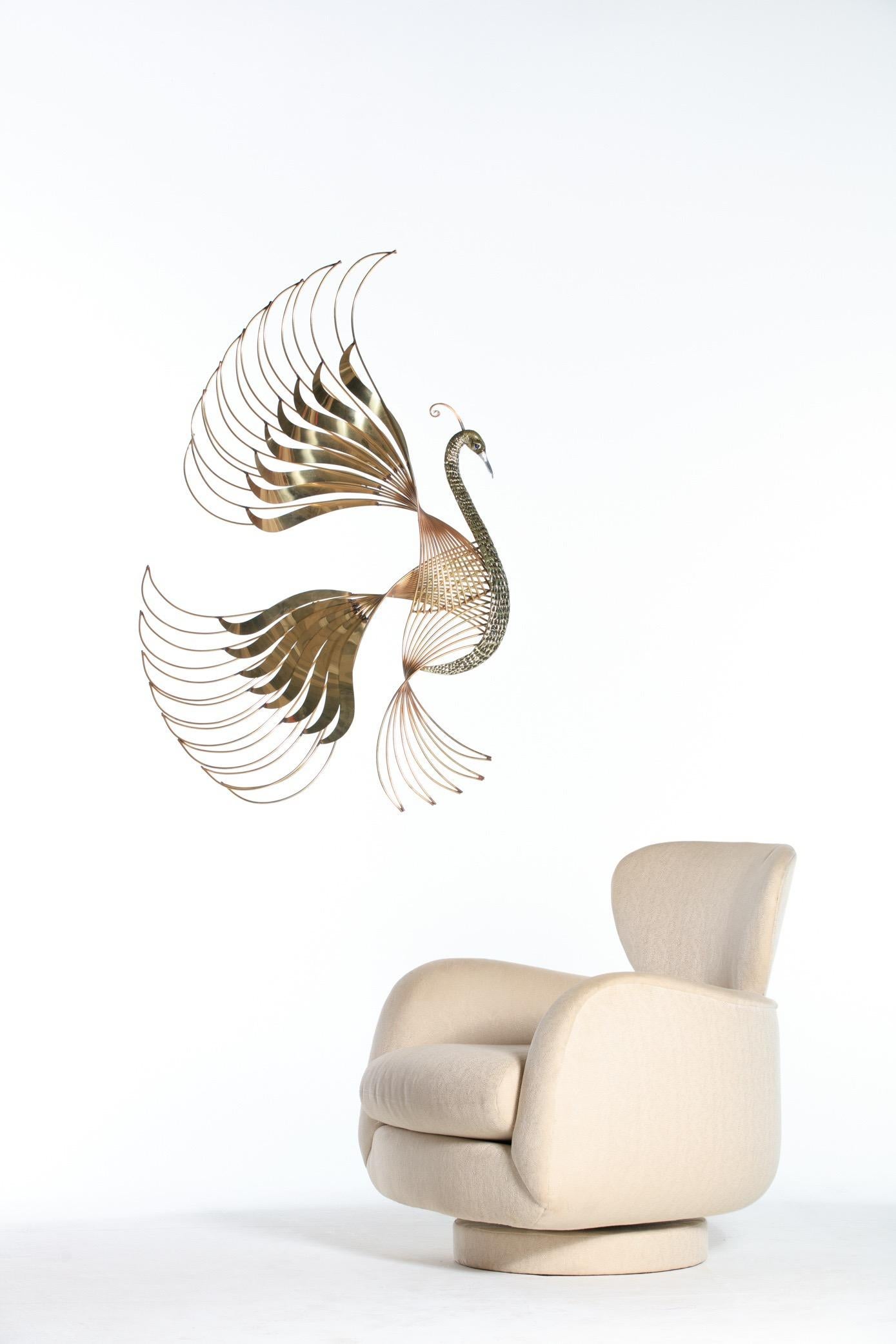 Vladimir Kagan Sculptural Swivel Chair for Directional 3