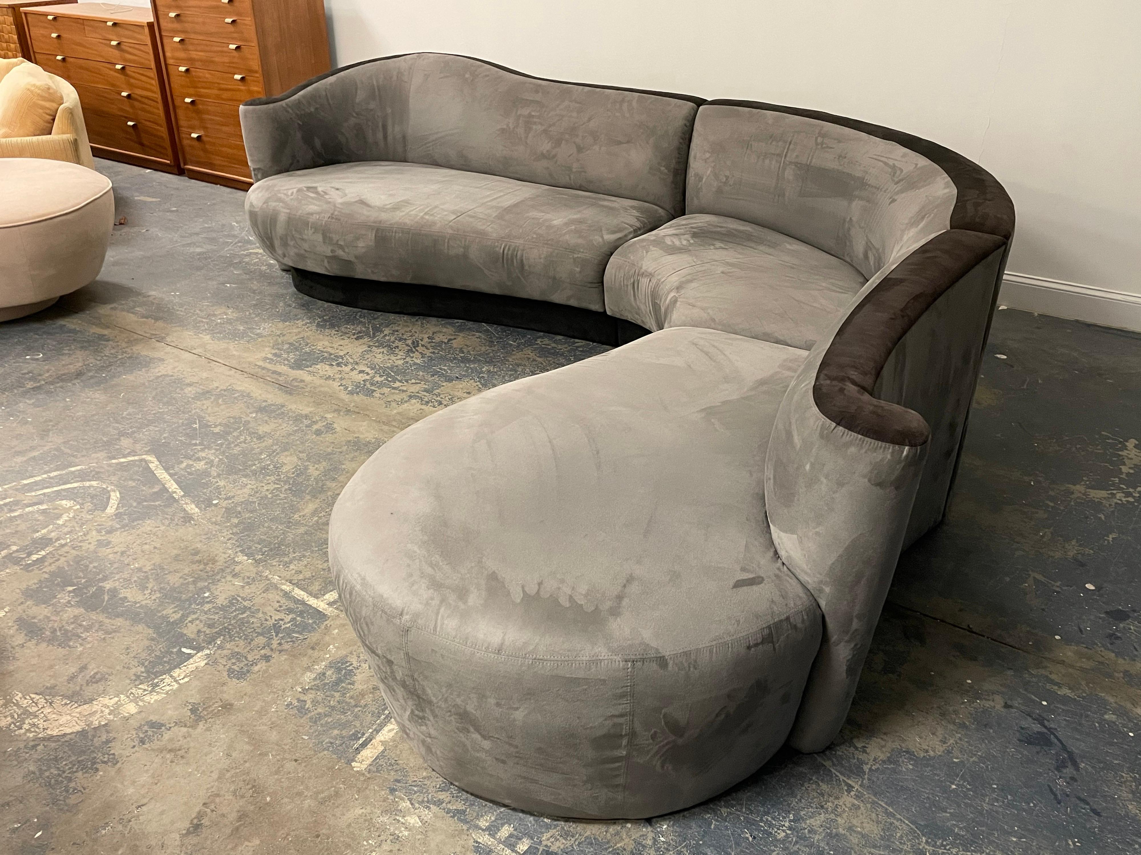 Serpentine Sectional Sofa by Weiman Preview 1