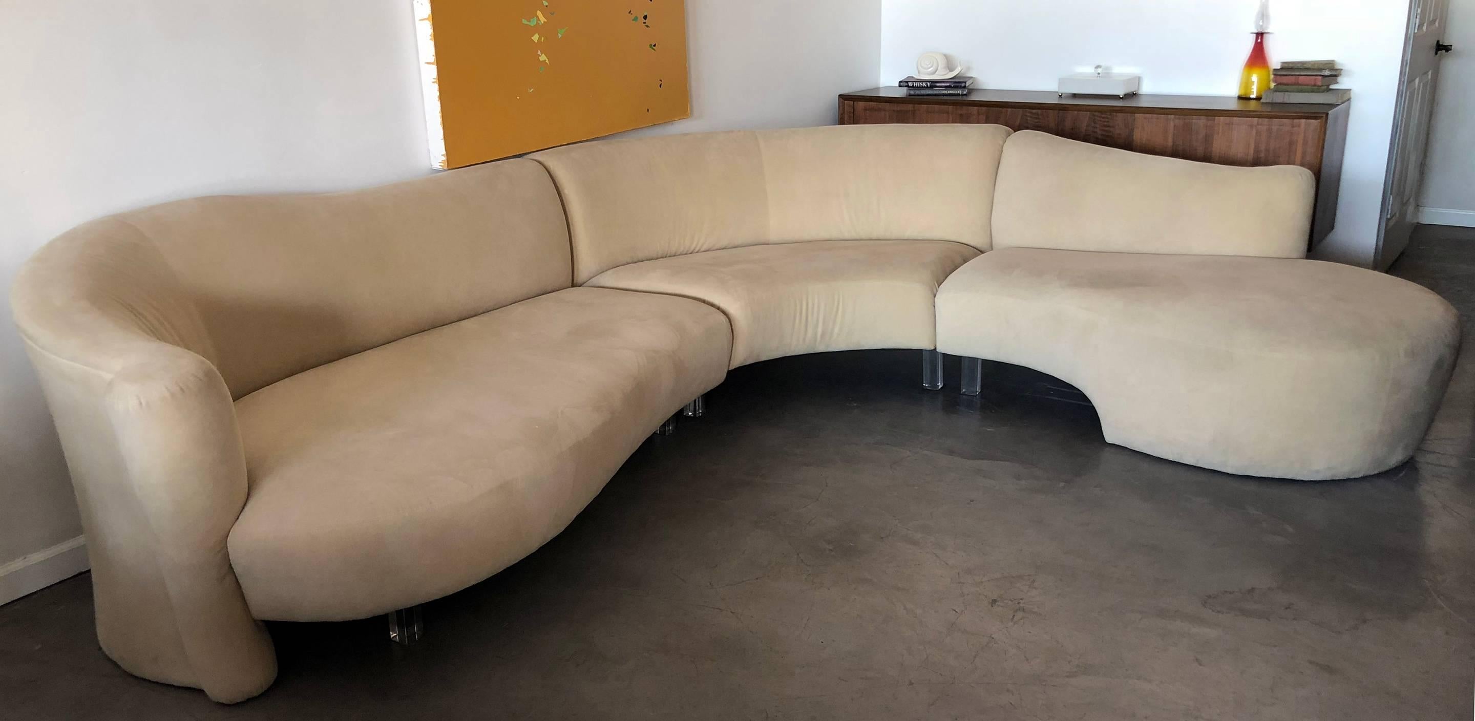 Vladimir Kagan Sectional Sofa for Weiman Preview at 1stDibs