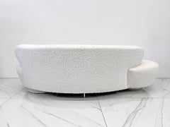 Vladimir Kagan Serpentine Cloud Sofa for Directional in Heavy Boucle
