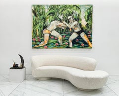 Vladimir Kagan Serpentine Cloud Sofa for Directional in Heavy Teddy Boucle