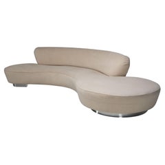 Vladimir Kagan Serpentine sofa Directional USA 1999