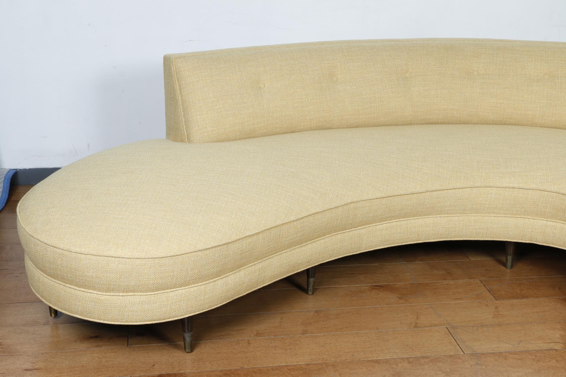 vintage serpentine sofa