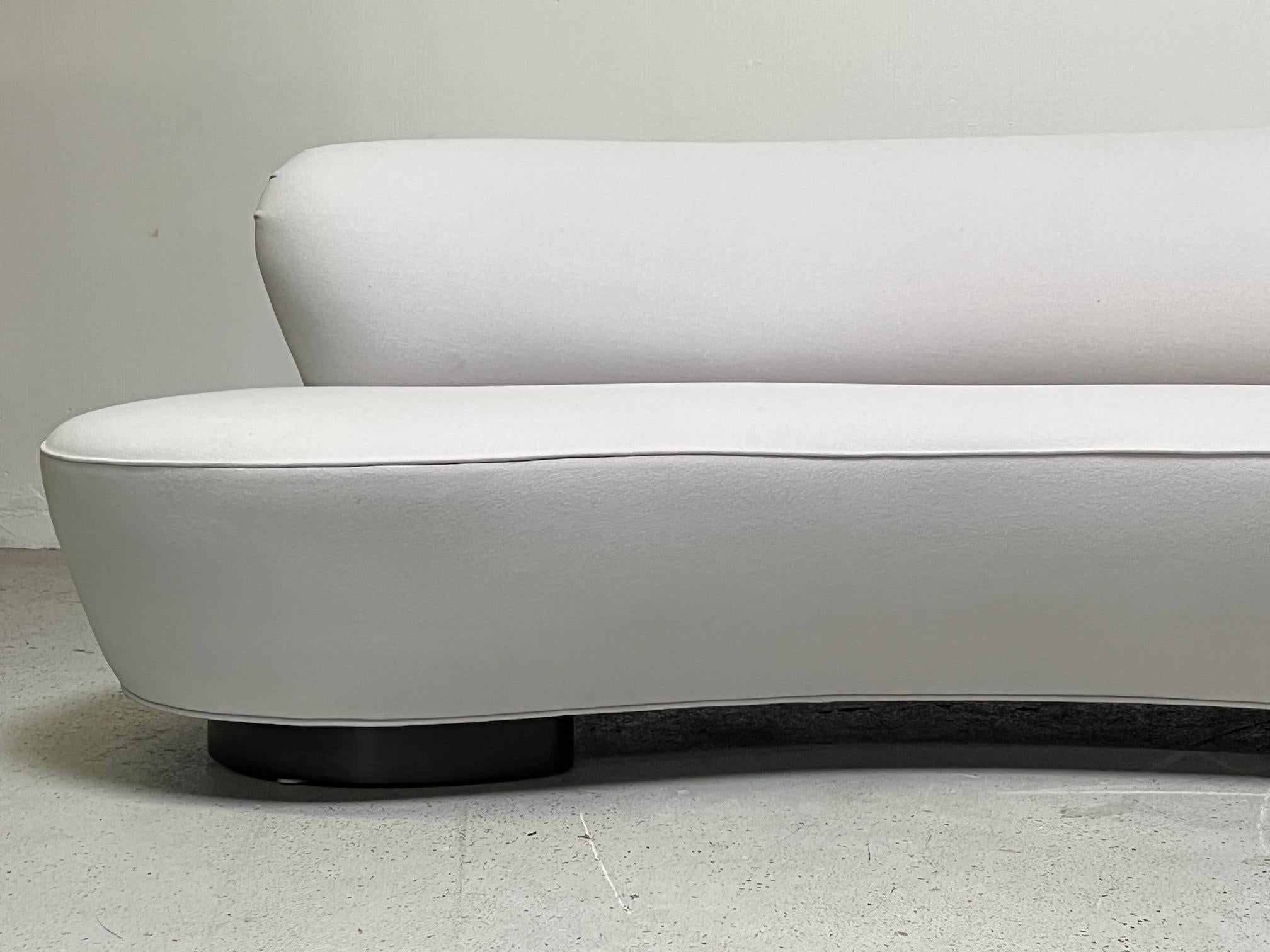 Serpentinen-Sofa von Vladimir Kagan  im Angebot 2