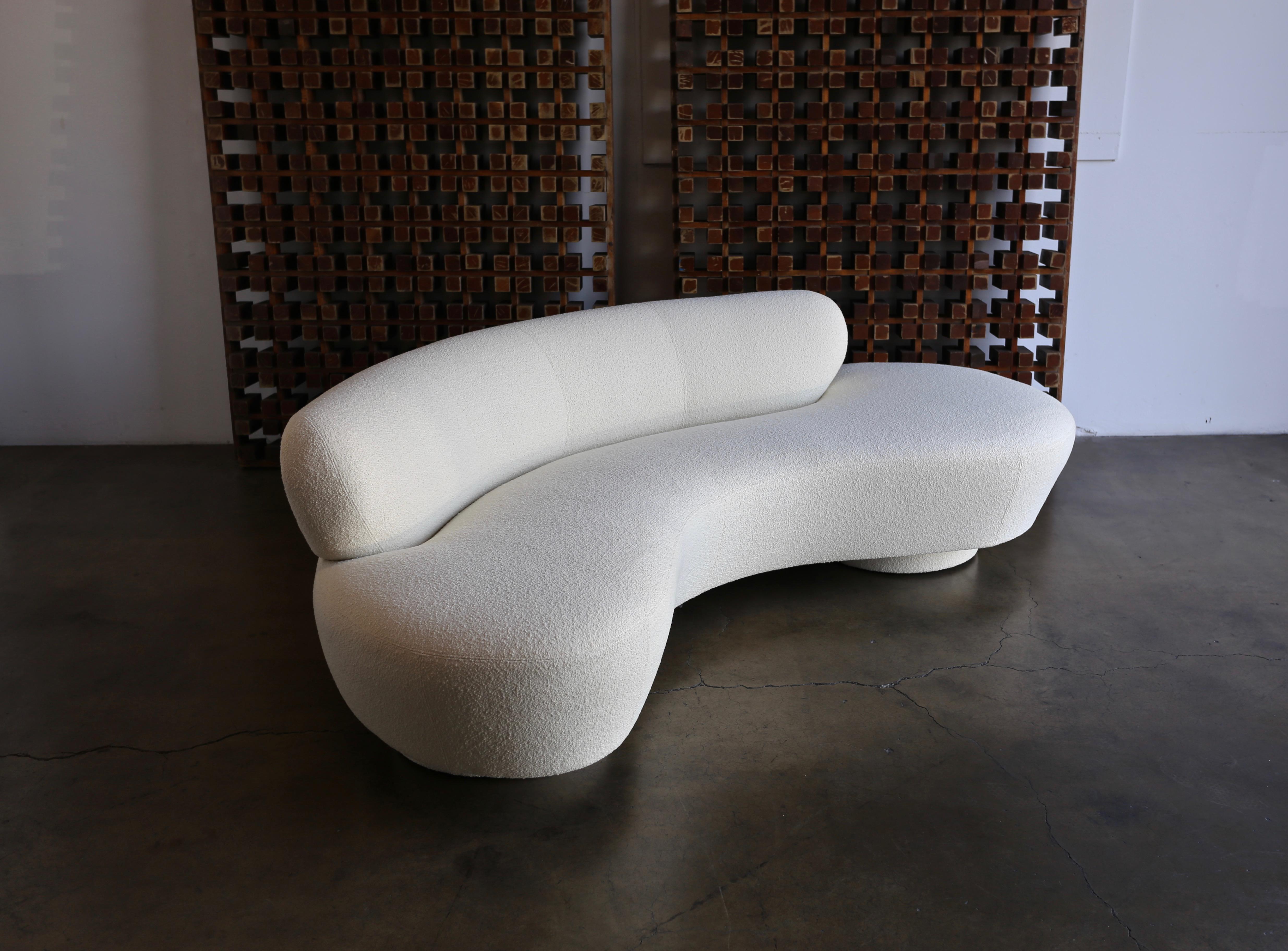 20th Century Vladimir Kagan Serpentine Sofa