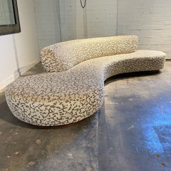 Vladimir Kagan Serpentine Sofa, Model 150 BS