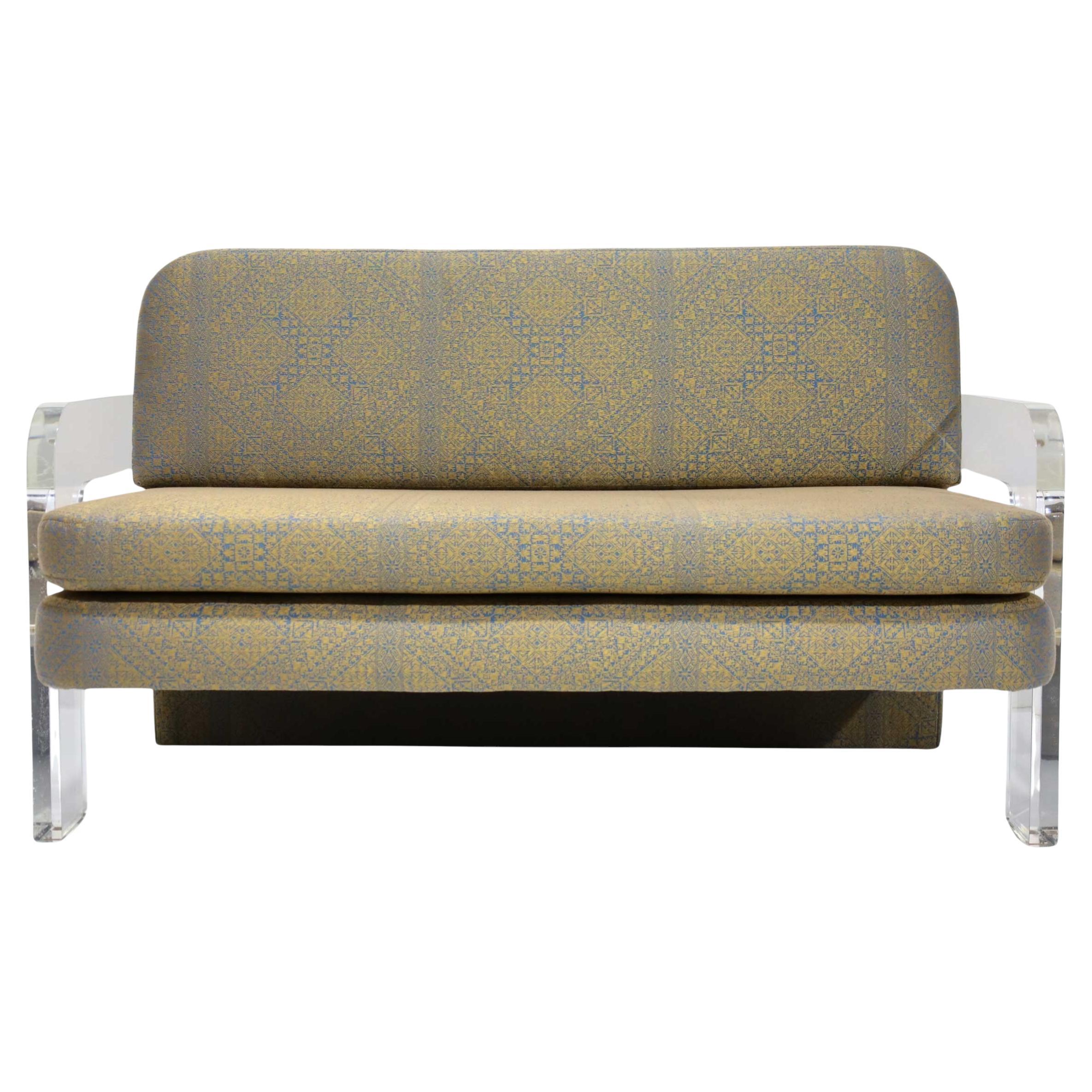 Divano Vladimir Kagan in cotone/seta Donghia in vendita