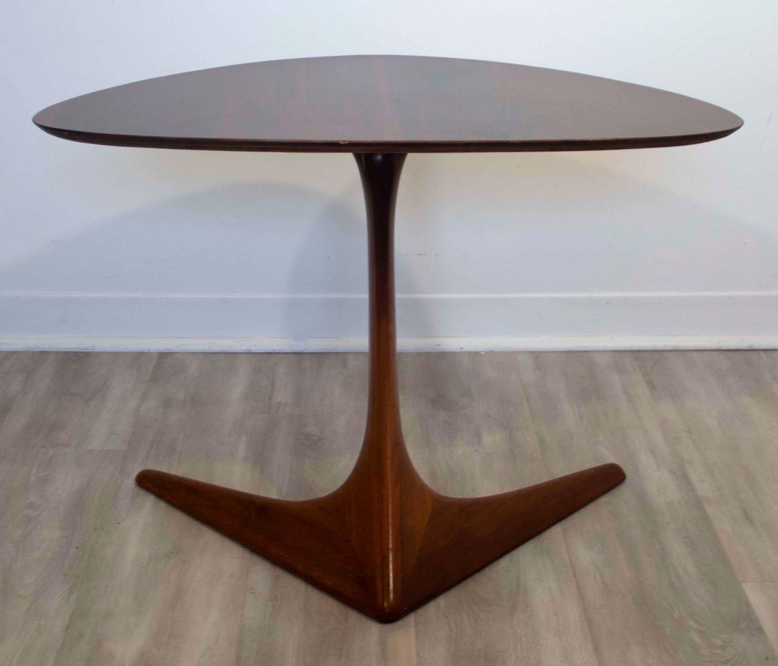 Vladimir Kagan Signed Cantilever Unicorn End Table 3