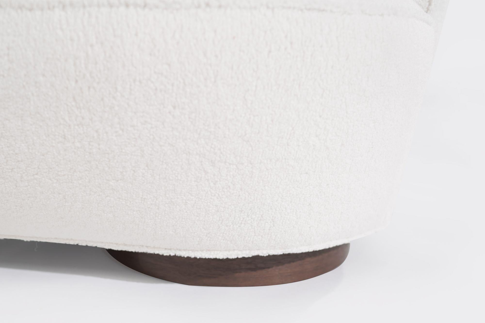 Vladimir Kagan 'Sloane' Sofa in Wool, Model 7550 For Sale 4