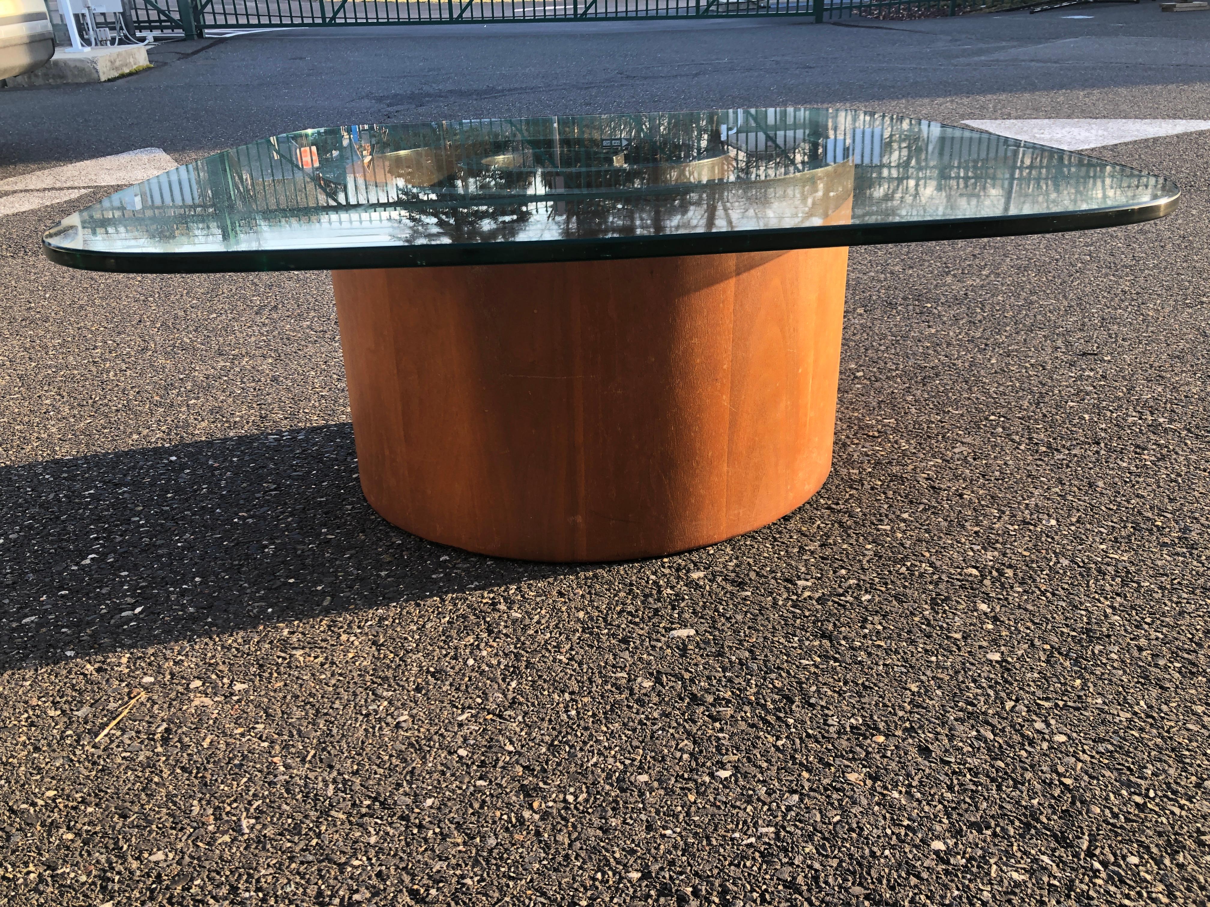 Laminated Vladimir Kagan Snail Coffee Table Designed by Vladimir Kagan For Sale