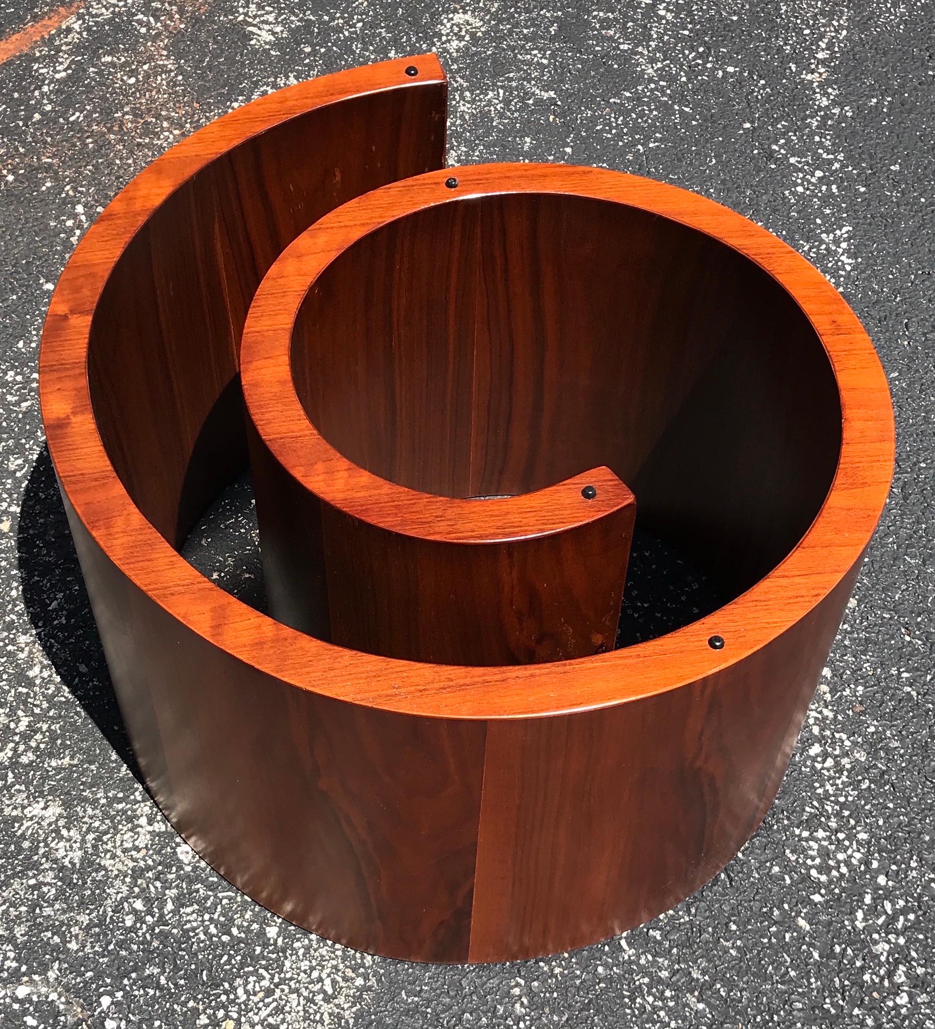 Mid-Century Modern Vladimir Kagan Snail Coffee Table, Restored