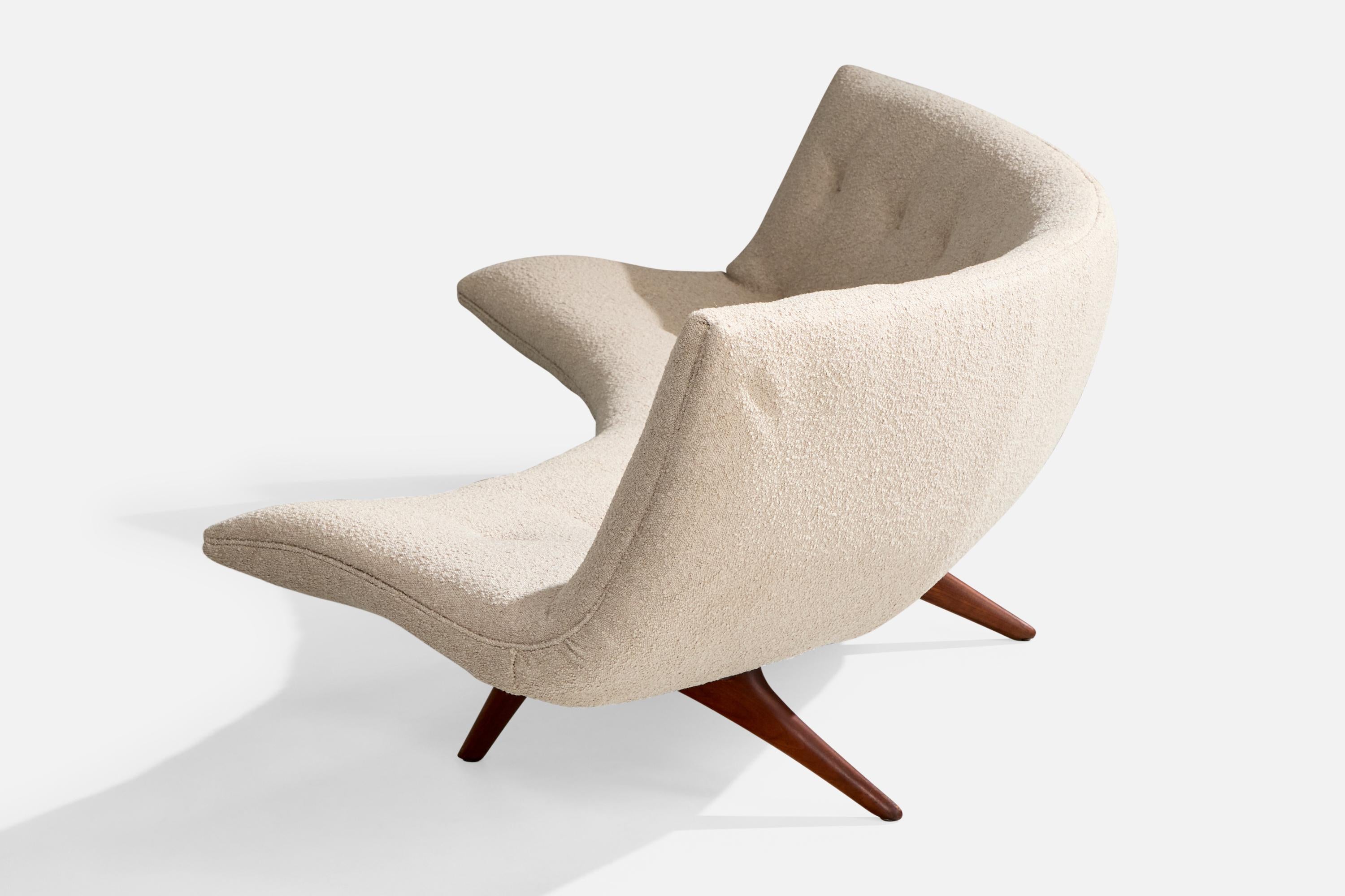 Vladimir Kagan, canapé, noyer, tissu, États-Unis, années 1960 en vente 3