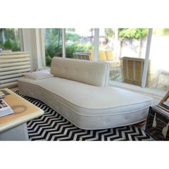 1950’s Vintage Mid-Century Modern Ivory Sofa