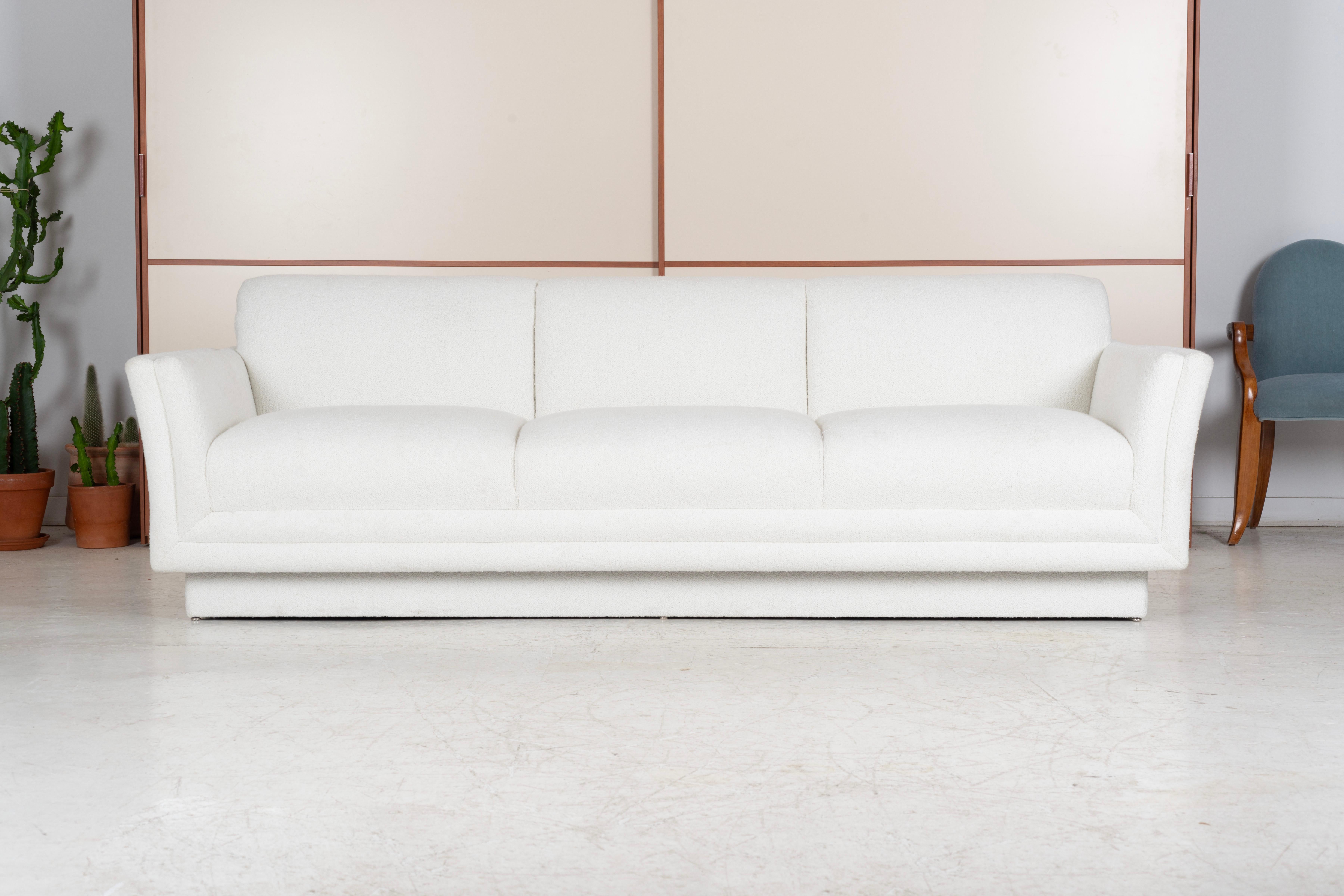 Post-Modern Vladimir Kagan Style 1980's Sofa For Sale