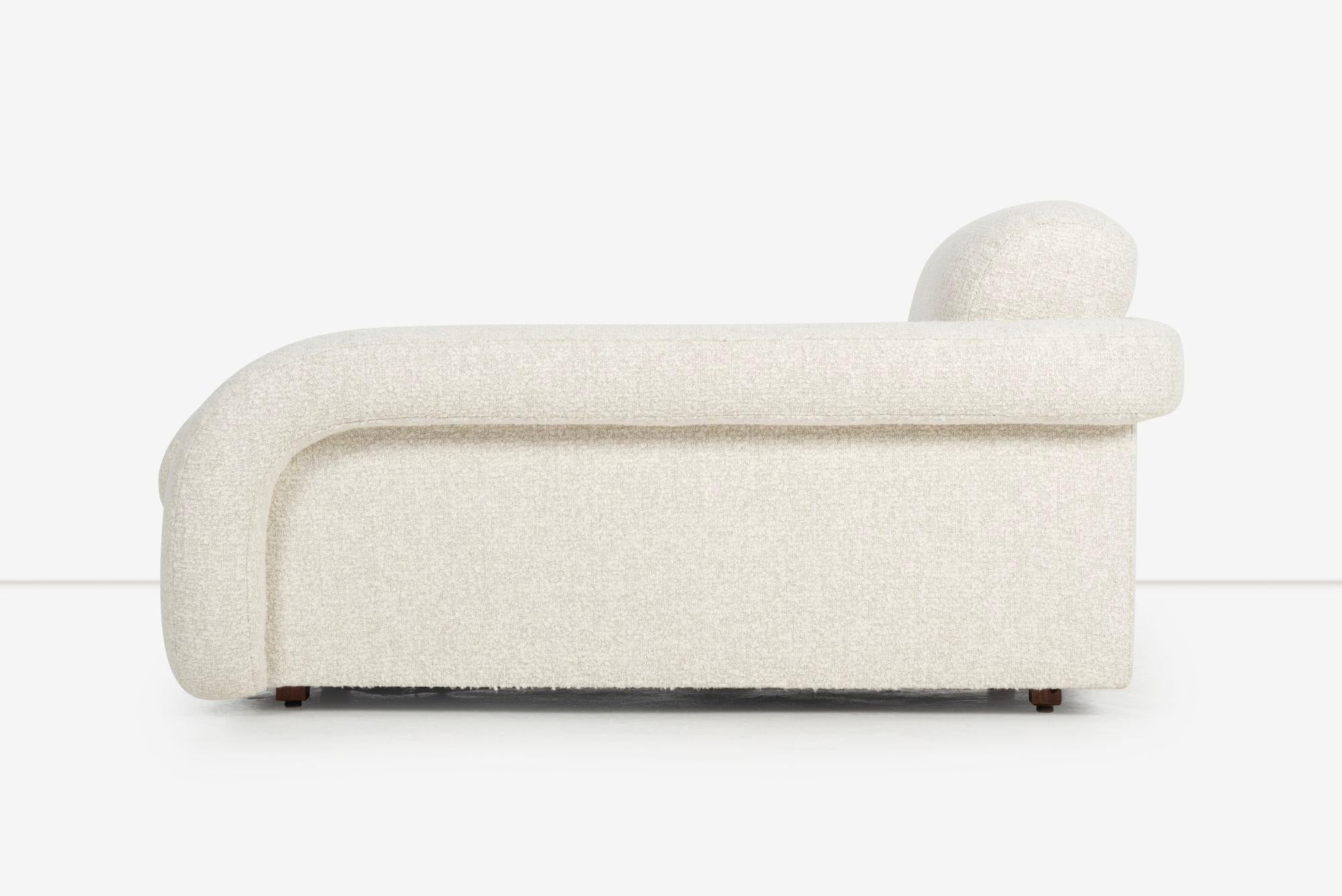 Chaise longue estilo Vladimir Kagan Tapicería en venta