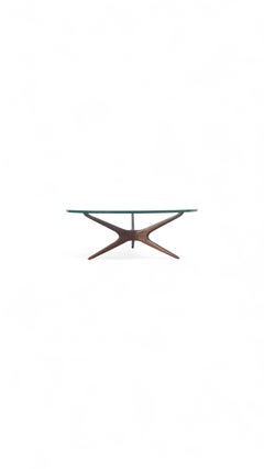 Table basse de style Vladimir Kagan